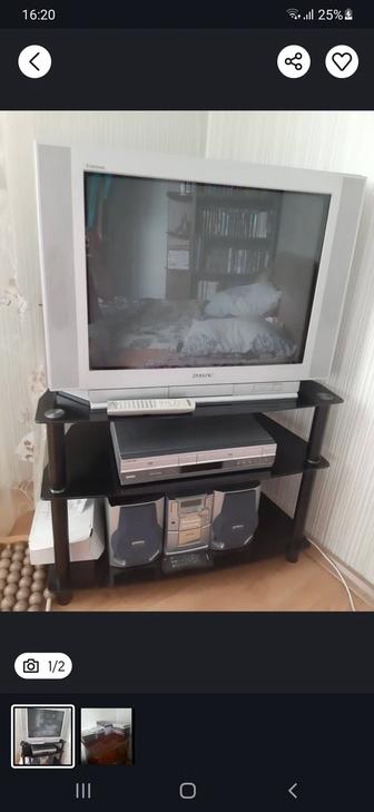 Sony TV, дуэт DVD/VHS Sony и видеотека
