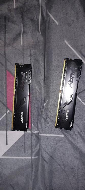 Оперативная память 16гб fury beast ddr 4