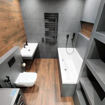 Укладка кафеля с гарантией год (по договору)