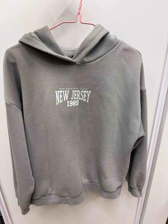 Худи толстовка серая