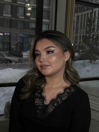 Макияж укладка