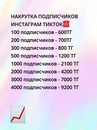 Накрутка ютуб тикток инстаграм