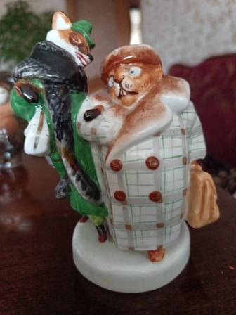 Статуэтка Лиса и бобер.