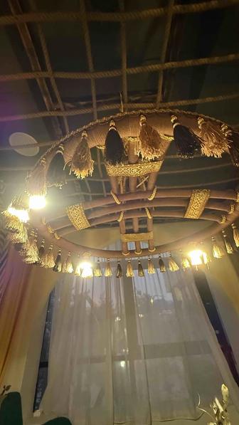 Этно люстры шанырак