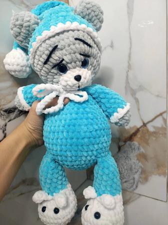 Мягкая игрушка Мишаня в пижамке
