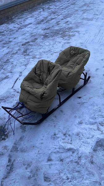 Продам санки двойные в хорошем состоянии