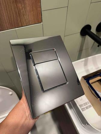 Панель смыва для унитаза GROHE оригинал! Цвет ХРОМ. Без царапин, без трещин