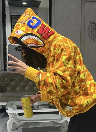 Худи на замке Bape