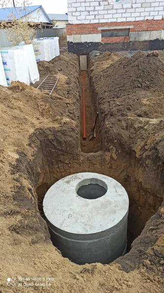 Копка септика под ключ, уличные туалеты, ручная копка