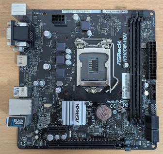 Материнская плата Asrock h310cm hdv