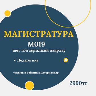 Педагогика Магистратура