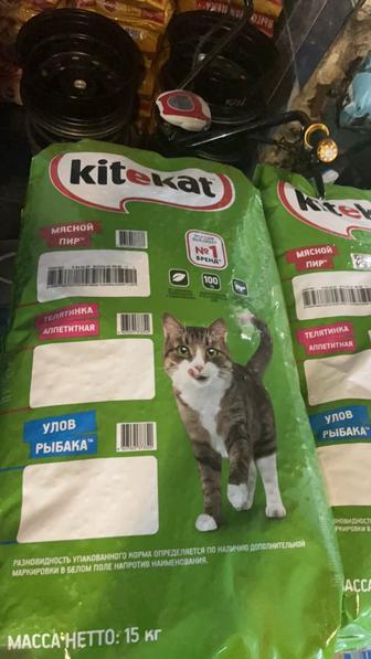 Kitekat 15кг корм для кошек