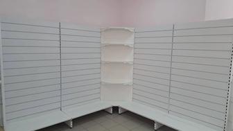 Стеллажи торговые с экспопанелью