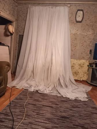 Срочно продам 2 большие тюли 3м х 12м