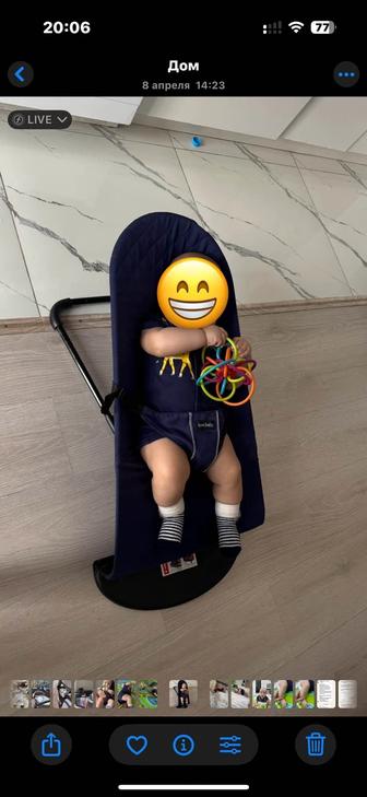 Шезлонг детский