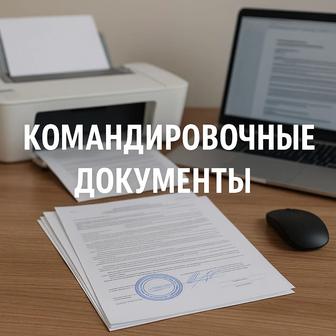 Командировочные документы, накладная, чеки!