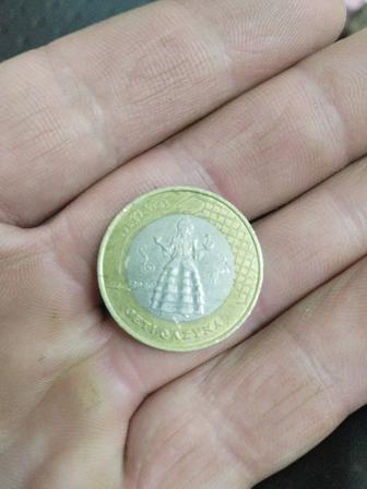 Продам 1 номиналом 200 тенге юбилейную и 1 номиналом 100 тенге