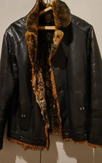 Продаю кожаную куртку, натуральный мех, натуральная кожа