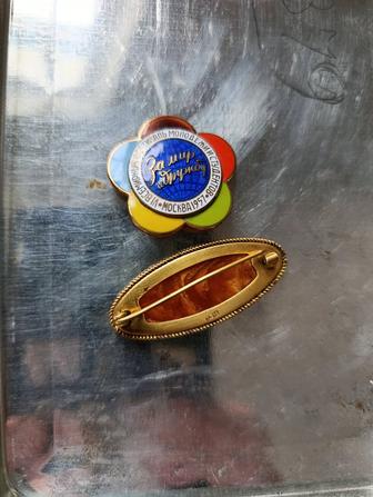 Ретро брошь винтаж