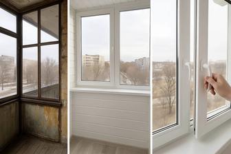 Остекление и ремонт балконов / лоджий