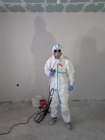 Покраска,шкурка,левкас,обои