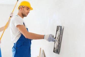 Мелкосрочный и большой ремонт, штукатурка шпаклёвка покраска стен, плитки