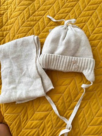 Детская шапка/шарф