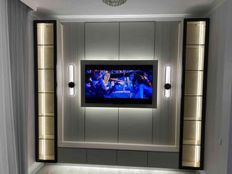 Оформление тв зоны !