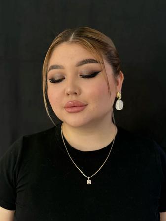 Макияж прическа