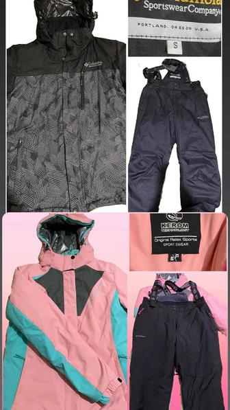 Мужской и женский горнолыжный костюм