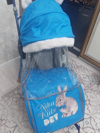 Зимняя санка коляска