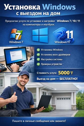 Установка Windows 7/10/11 с драйверами