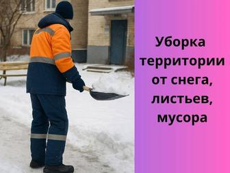 Уборка территории от снега, листьев, мелкого мусора.