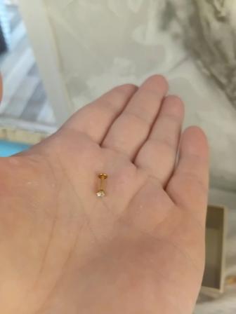 Серьги серебро в золочении