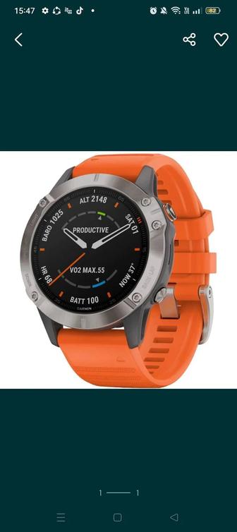 Продам Fenix Garmin 6 saphire