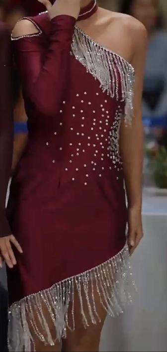 Турнирные платья для спортивных бальных танцев (2 шт.)