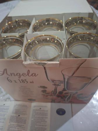 Продам Фужеры Богемский хрусталь Прага 6 штук