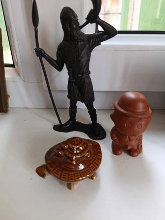 Черепашка керамическая фигурка винтаж ретро антураж