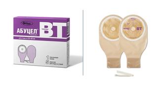 Калоприемник Абуцел-ВТ для стомы диаметром от 20 до 80 мм однокомпонентный