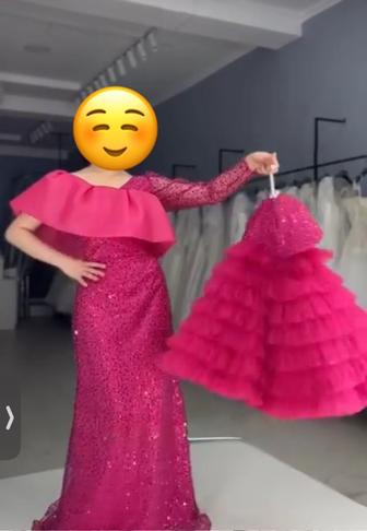 Прокат нарядного платья мама и доча