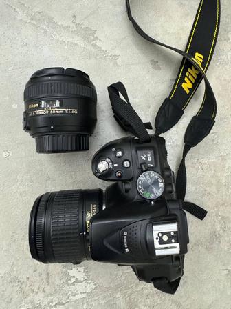 Продам фотоаппарат Nikon D5300 и объектив 50 мм