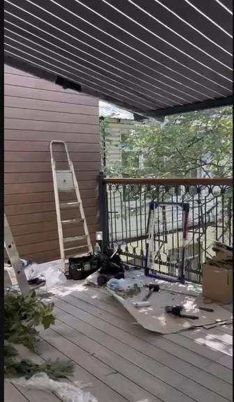 Маркиза локтевая для террасы