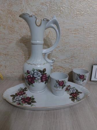 Набор для вина..костяной фарфор..времен СССР