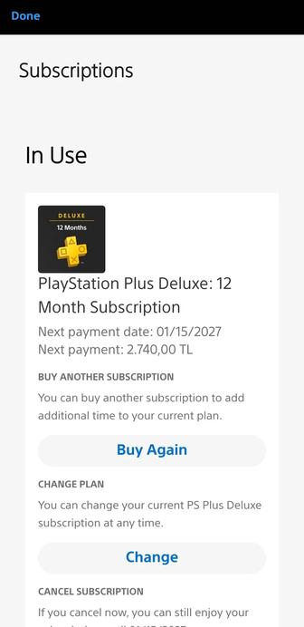 Продам аккаунт Playstation с подпиской PS PLUS DELUXE и играми