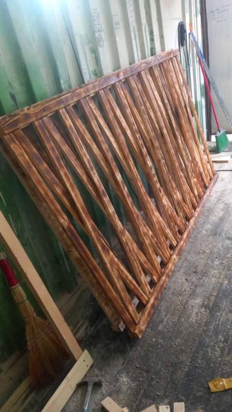 Заборы деревянные 2 метра длина и высота 1,3 метра