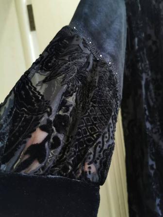 Велюровое платье