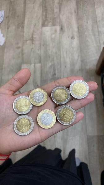 Монета 100-200тг новые