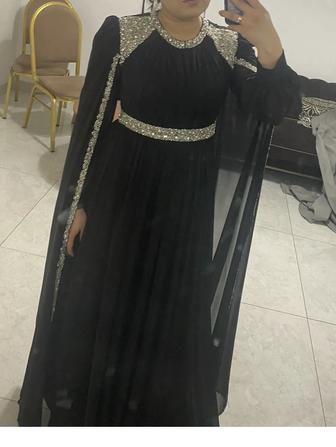 вечерний черный платье