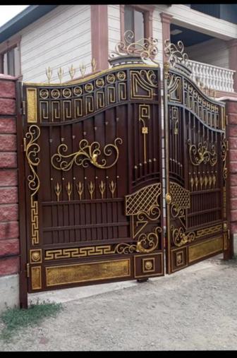 Ворота, сварочные работы