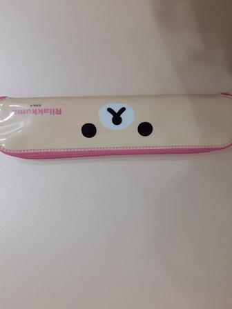 Пенал желтый с розовым замком rilakkuma sanrio